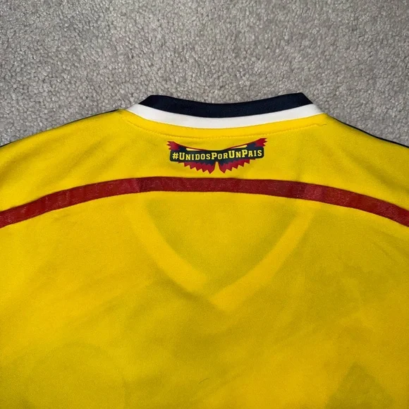 2014 Colombia Adidas Original Home Jersey Mens Size M (Used like New) - Picture 8 of 9
